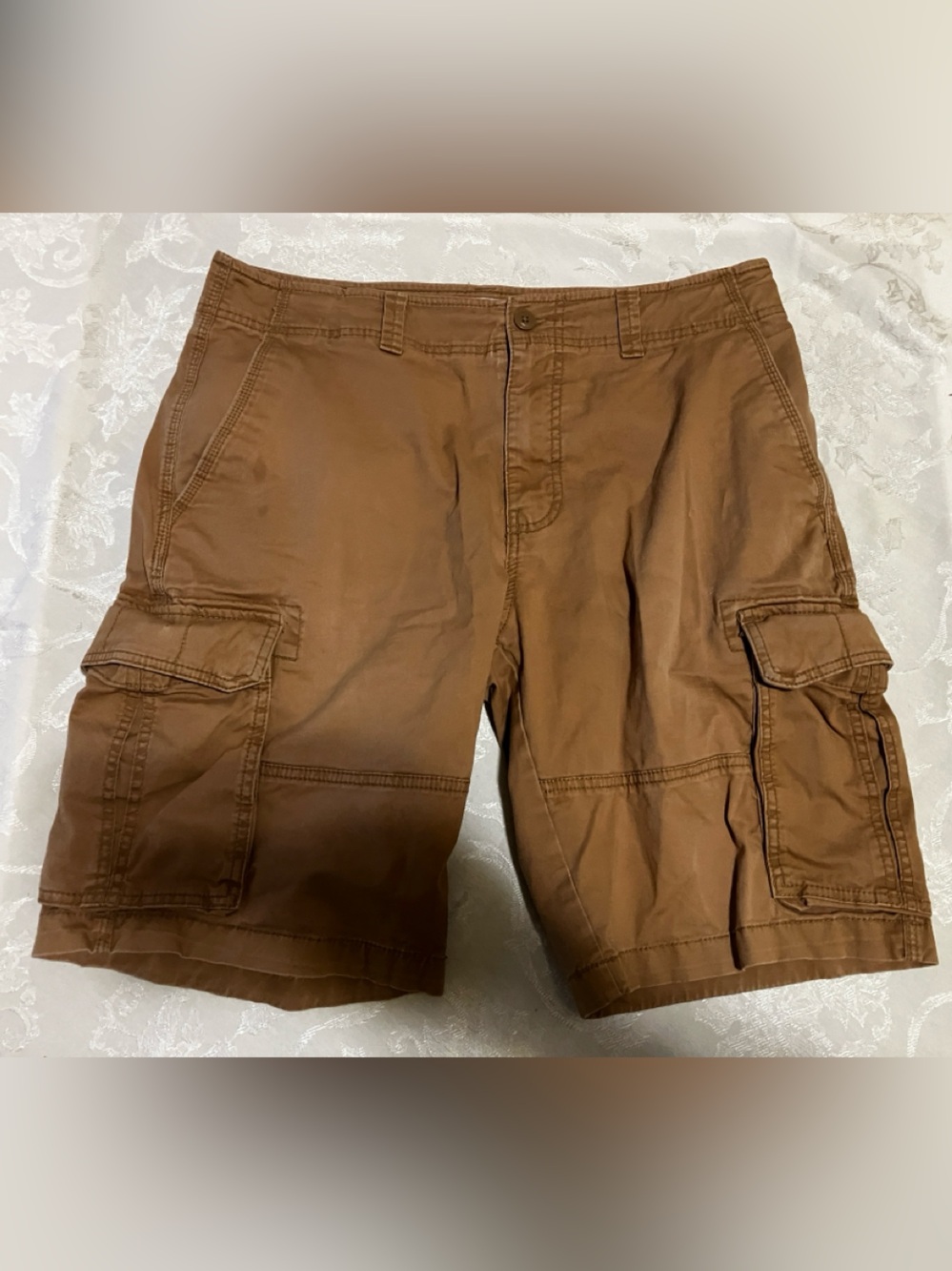 Goodfellow & Co Brown Cargo Shorts with Multi-Pocket Design. No refunds.